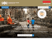 Tablet Screenshot of kensingtontours.com
